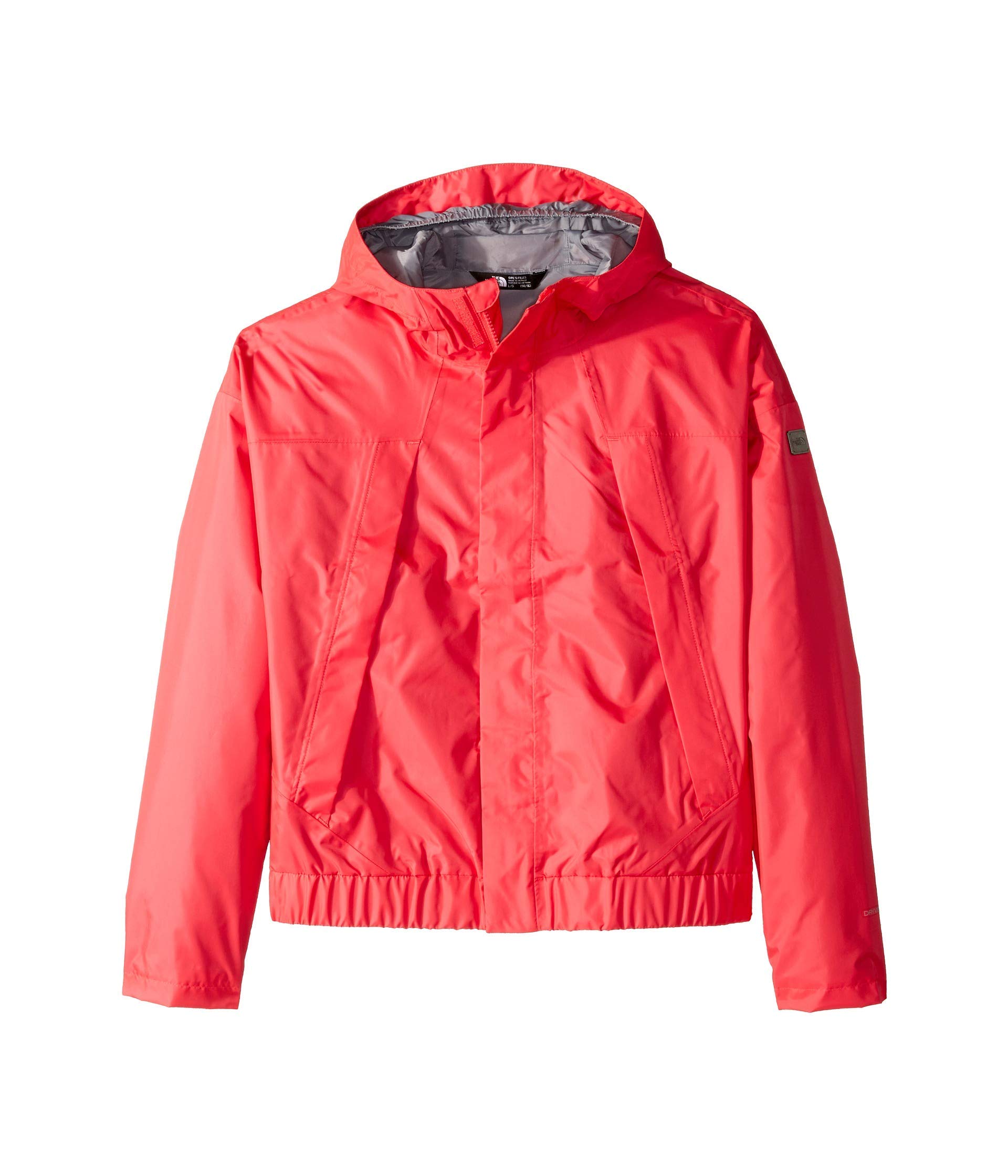 The North Face Kids' Precita Rain Jacket - Waterproof Windproof Jacket for Girls (Little Kids/Big Kids) | Atomic Pink Size LG (14-16 Big Kids) | Perfect for School, Outdoor Play & Rainy Day Adventures