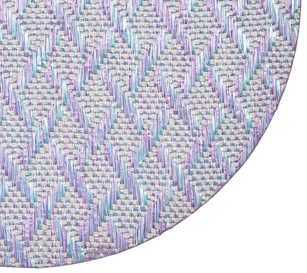 Elegant Basketweave Placemats Set of 6 - Natural Woven Table Mats for Dining, Kitchen Decor, and Holiday Entertaining - Perfect for Thanksgiving, Christmas, and Dinner Parties