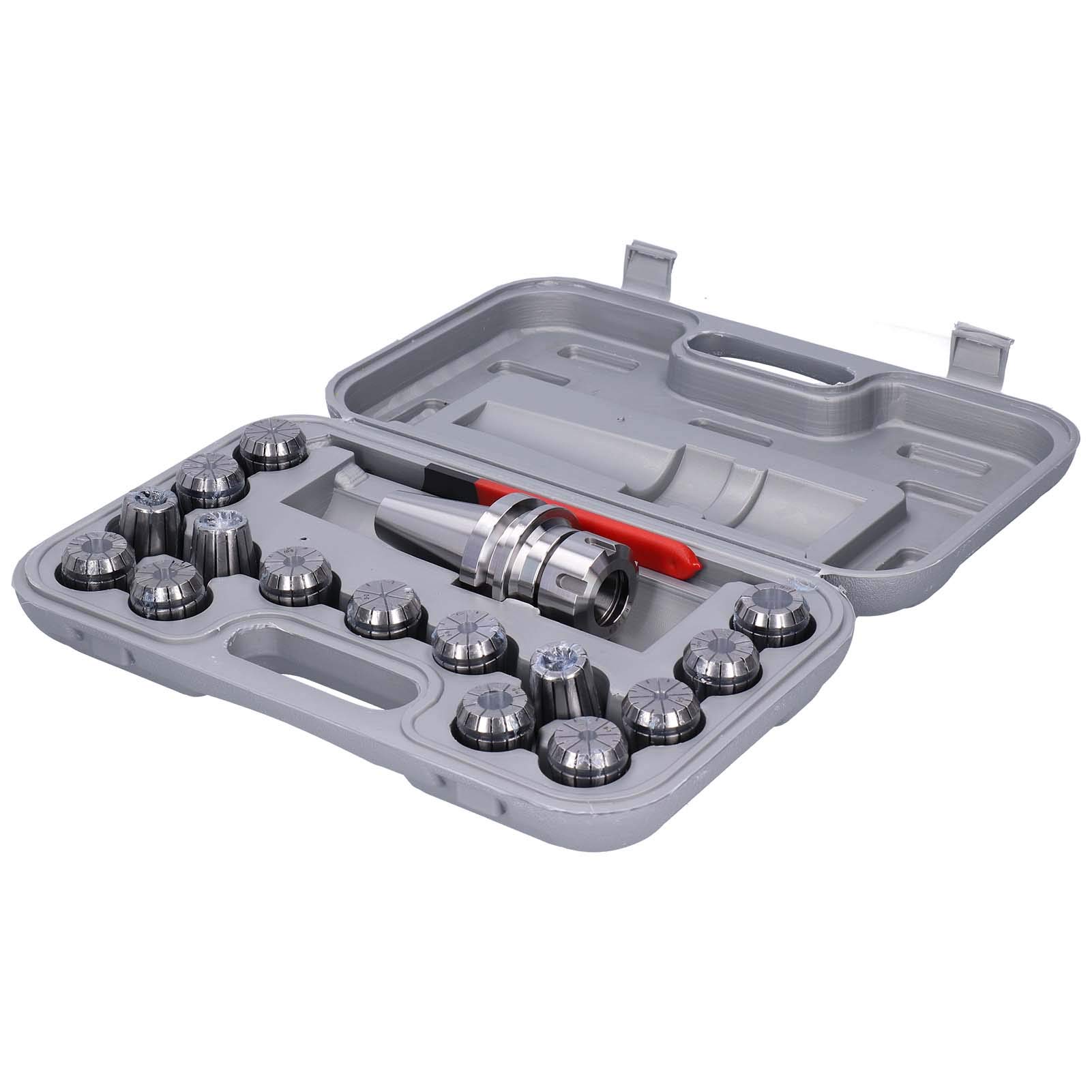 15Pcs 20CrMnTi Spring Collet Set - CNC Machine Tool Holder for Milling, Lathe & Engraving | High Elasticity ER Collet Chuck | Perfect for CNC Machining, Metalworking & Precision Engineering