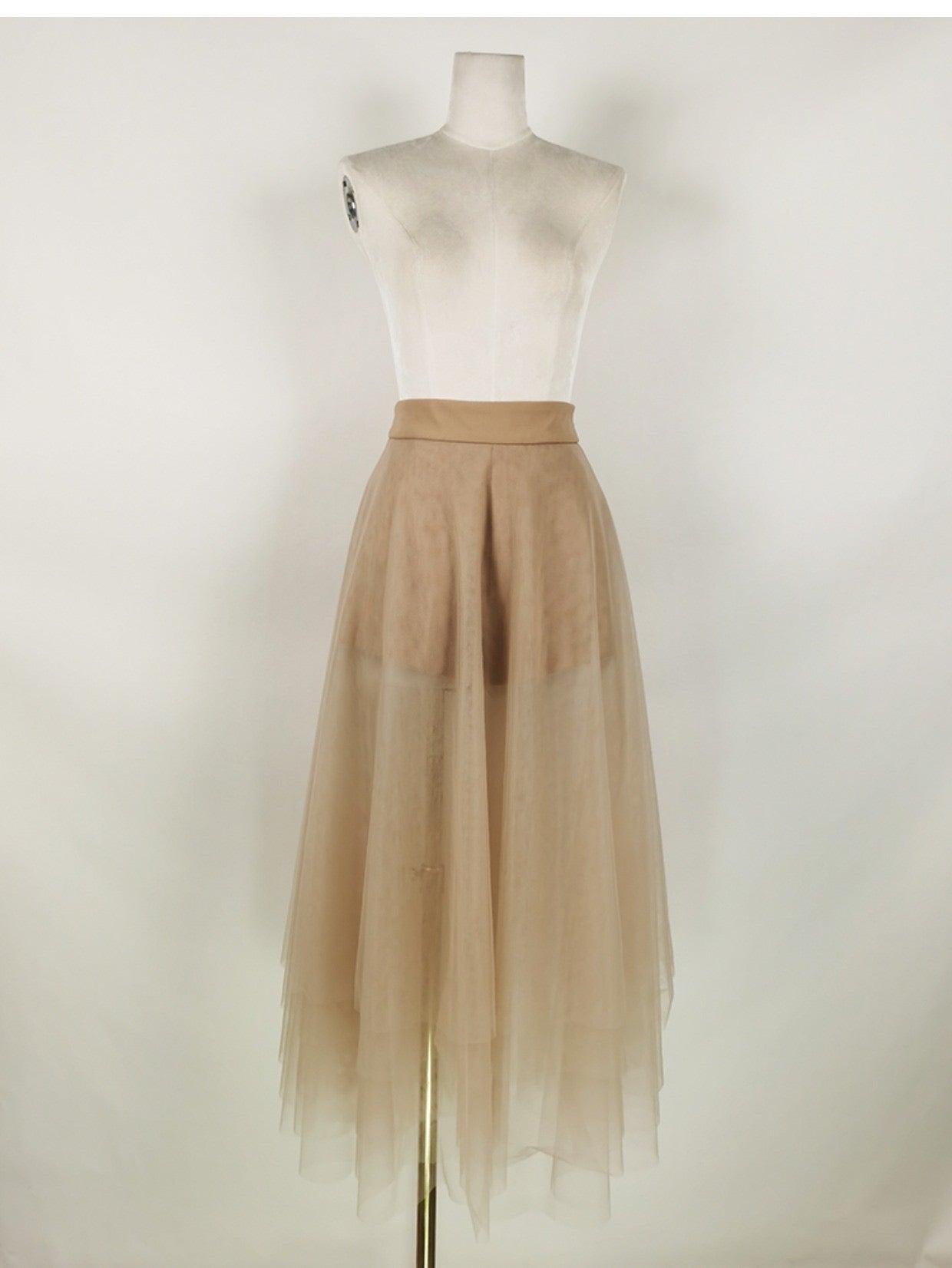 Apricot Layered Dress Set for Women - Elegant Flowy Summer Outfit for Beach, Party & Casual Wear