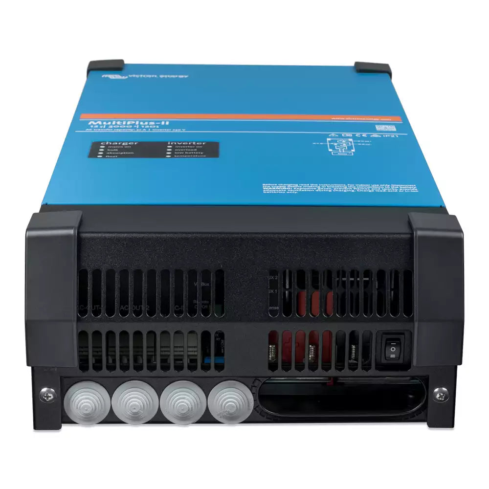 Victron Energy MultiPlus II 24/5000/120-95 120V Pure Sine Wave Inverter Charger - Open Box (SN: HQ244132VNT) - Perfect for Off-Grid Solar Systems, RVs, and Marine Applications