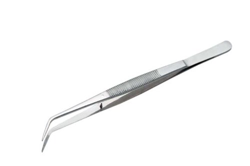 Szco Supplies Professional Locking College Tweezers - Precision Stainless Steel Tweezers for Lab, Crafts & First Aid | Ideal for Science Experiments, Jewelry Making & Medical Use