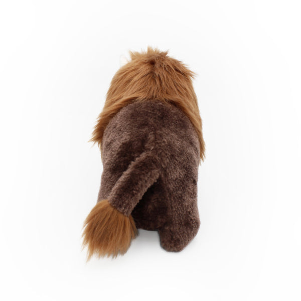 Zippy Paws Billie the Bison Plush Dog Toy - Soft & Durable Wooliez Collection for Chewing, Fetch & Cuddling | Perfect for Playtime, Training & Comfort