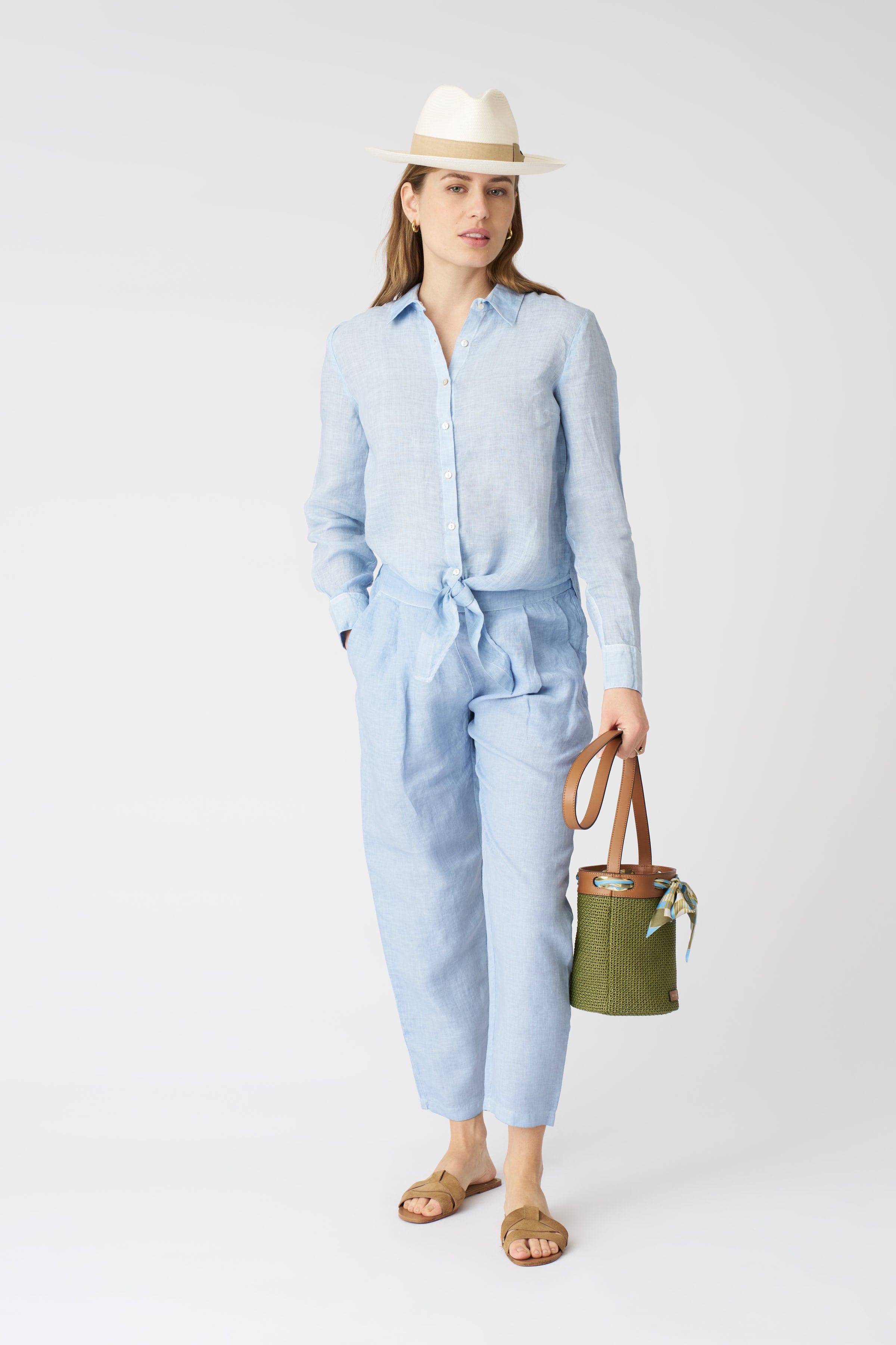 Stylish Tie Front Shirt for Women - Trendy Button Down Blouse for Casual & Office Wear - Perfect for Layering, Work, and Everyday Outfits