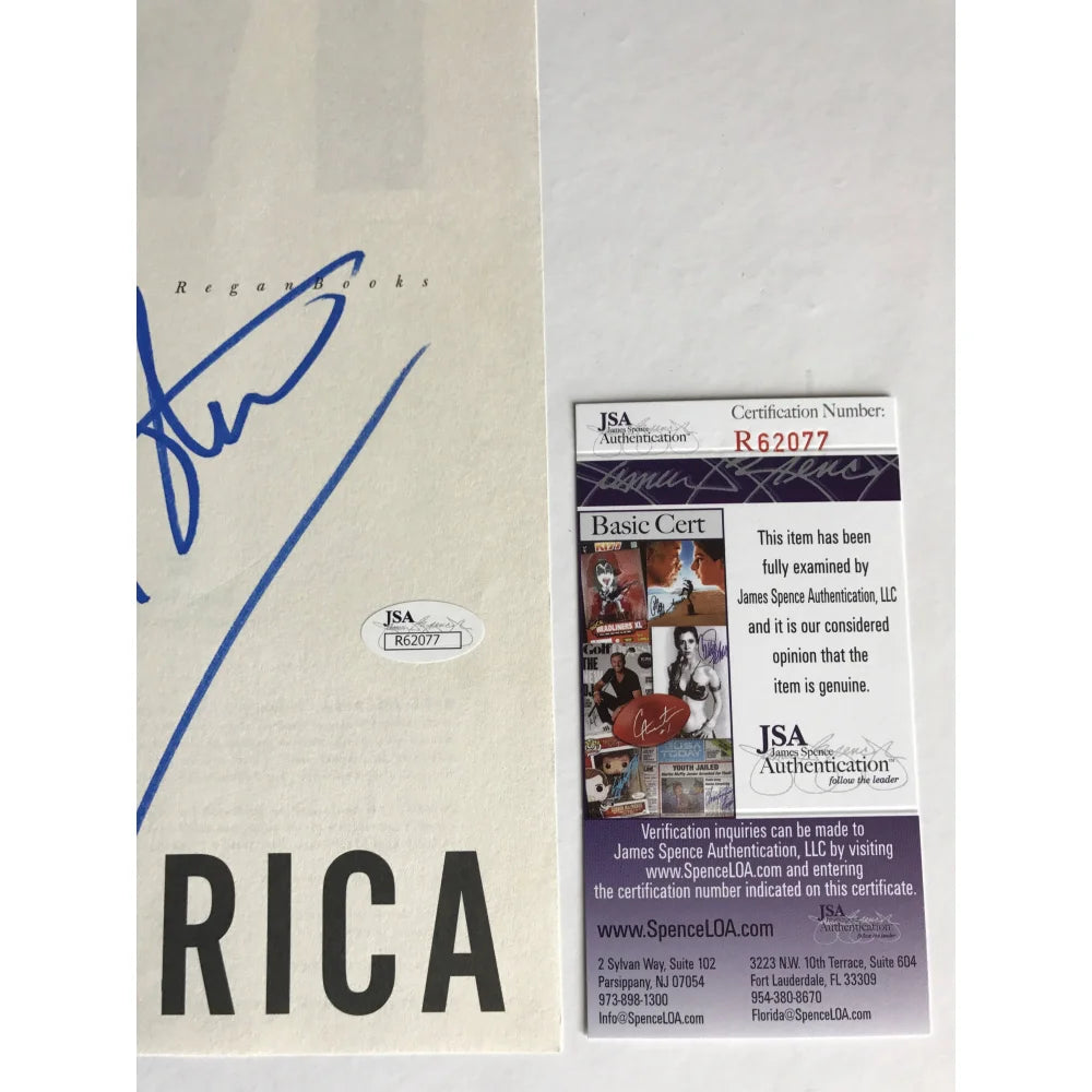 Howard Stern Signed 6x9 Cut Autograph with JSA COA - Authentic Radio Show Memorabilia from Private Parts - Perfect for Collectors, Fans, and Display in Home or Office