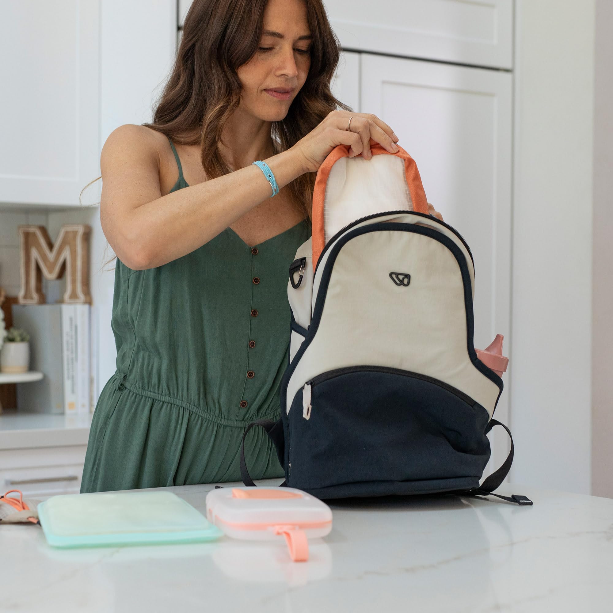 WAYB Pods - Set of 2 Custom-Sized Mesh Organizer Bags for Backpacks & Carry-Ons | Durable Breathable Storage with Easy-Grab Handles | Perfect for Travel, Gym & School Organization