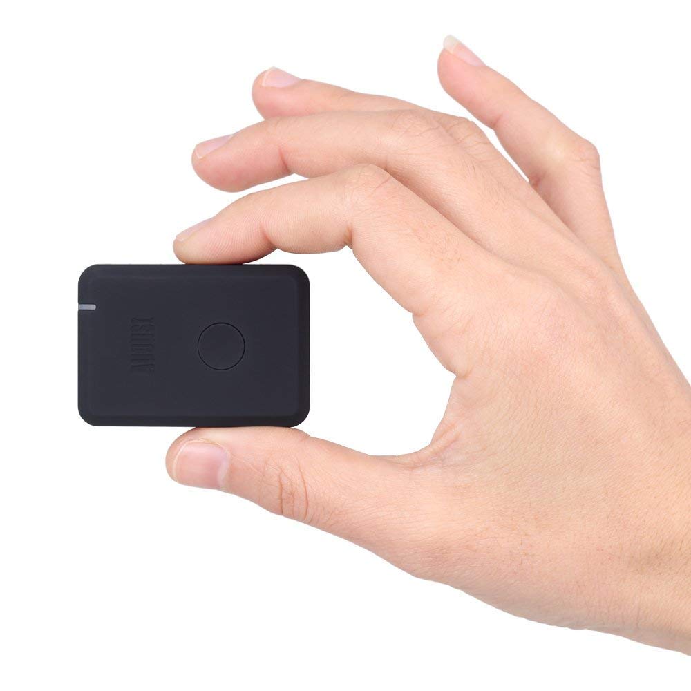 August MR250 Bluetooth Transmitter with aptX Low Latency - Wireless Audio Adapter for Streaming Music from 3.5mm Jack to Bluetooth Headphones & Speakers - Perfect for Home Theater, Gaming, and Travel - Black