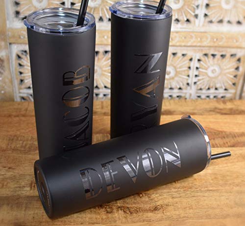 Custom Insulated Groomsman Tumbler with Straw - Personalized Wedding Gift for Men - Perfect for Bachelor Parties, Bridal Showers & Anniversary Celebrations