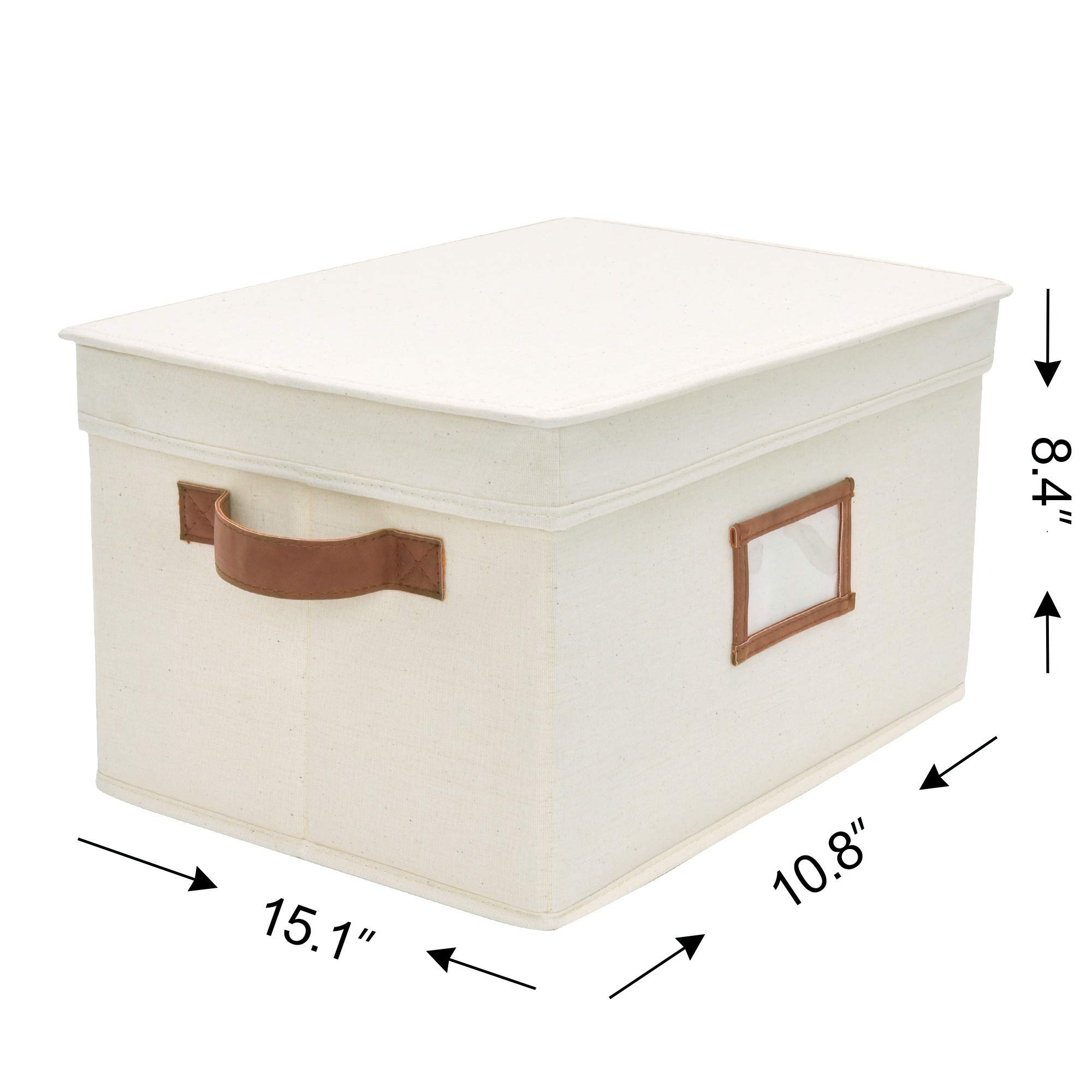 StorageWorks 6-Pack Plastic Storage Bins with Lids - Clear Stackable Organizer Containers for Home, Office, Closet & Toy Organization | Perfect for Pantry, Garage & Kids Room Storage