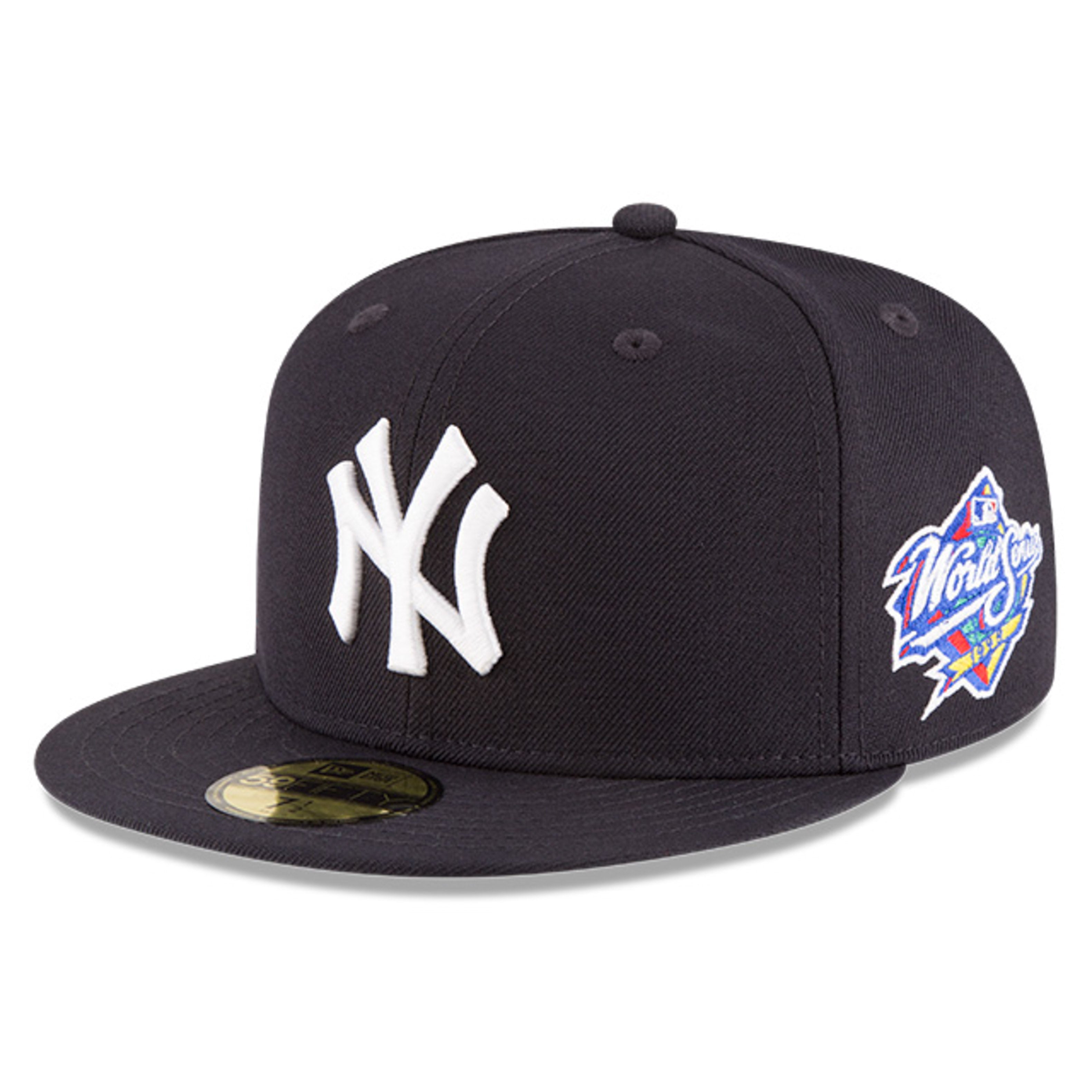 New Era 59Fifty New York Yankees 1998 World Series Patch Snapback Hat - Navy Blue Baseball Cap for Men & Women - Perfect for Yankees Fans, Game Day, and Sports Collectors