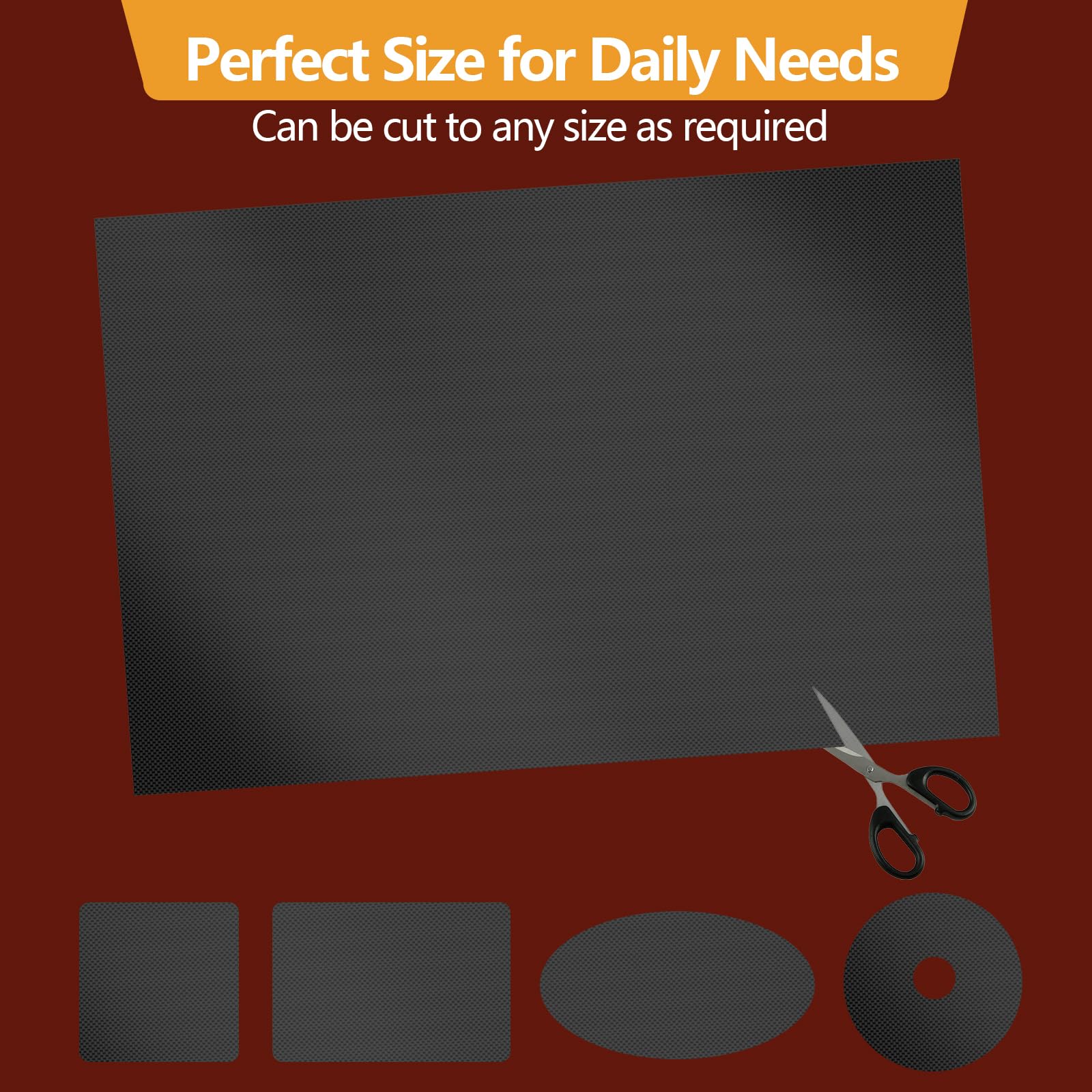 2 Pack Heavy Duty Non Stick Oven Liners - BPA & PFOA Free, Thickened Oven Bottom Protector Mats, Replacement for Aluminum Foil for Electric/Gas Ovens, Toasters & Grills - Perfect for Baking, Roasting & Easy Cleanup