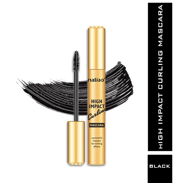 Maliao High Impact Volumizing Mascara - Lengthening & Thickening for Dramatic Lashes | Perfect for Daytime Glam & Night Out Makeup