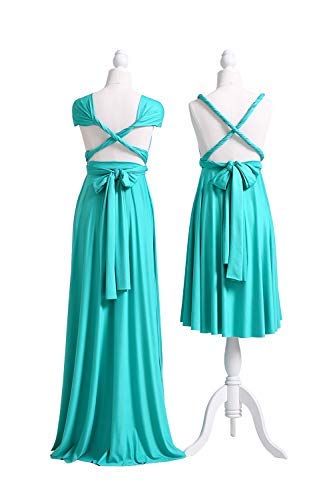 72 Styles Convertible Infinity Dress with Bandeau - Multi-Way Twist Wrap Bridesmaid Dress for Women, Plus Size Long Maxi Dress - Perfect for Weddings, Parties & Special Occasions
