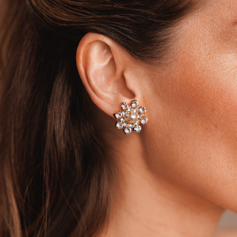 Lucky Crystal Earrings for Women - Elegant Dangle Earrings with Sparkling Stones - Perfect for Parties, Weddings & Everyday Wear