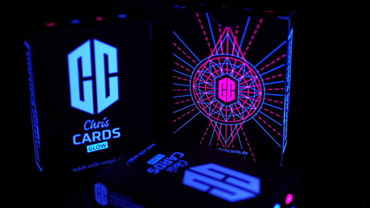 Premium Glow in the Dark Playing Cards - Chris Cards Collection | Perfect for Magic Tricks, Poker Nights & Party Games