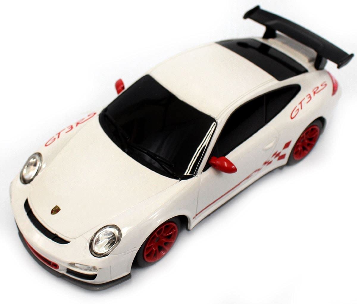 1/14 Scale Porsche 911 GT3 RS White Remote Control Car - Ready-to-Run RC Model with 2.4GHz Radio for Racing, Collecting & Off-Road Play