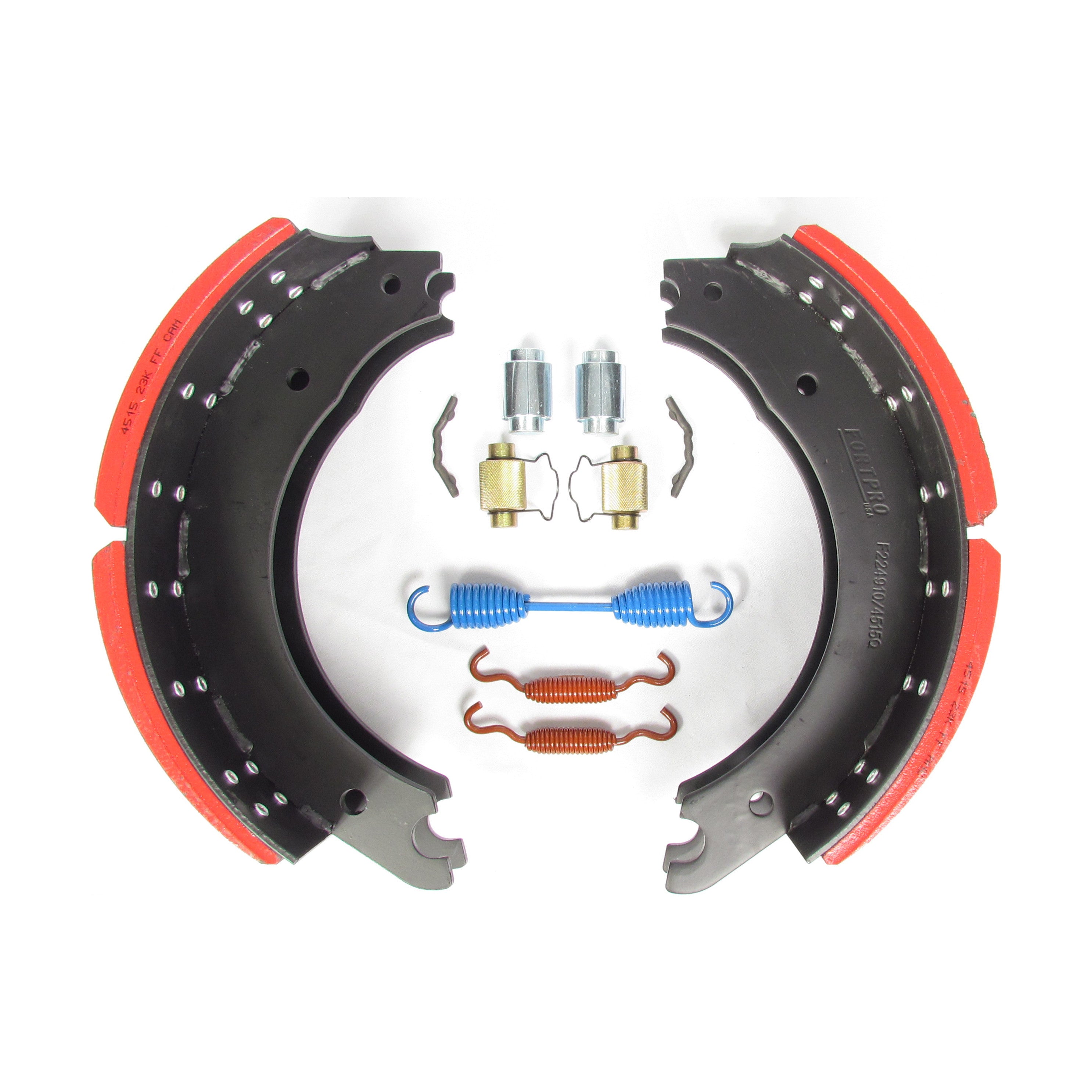 Fortpro 4515Q Rear & Trailer Brake Shoe Kit - 23K GAWR Capacity - 16.5