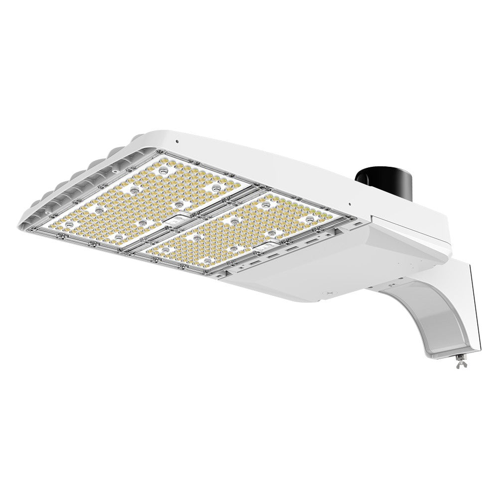 Vela III LED Parking Lot Light - 46,600 Lumens, 4W Selectable, 3 CCT Options, Type III, 120-277V (1000W Equivalent) - Durable Outdoor Lighting for Parking Lots, Warehouses & Commercial Areas