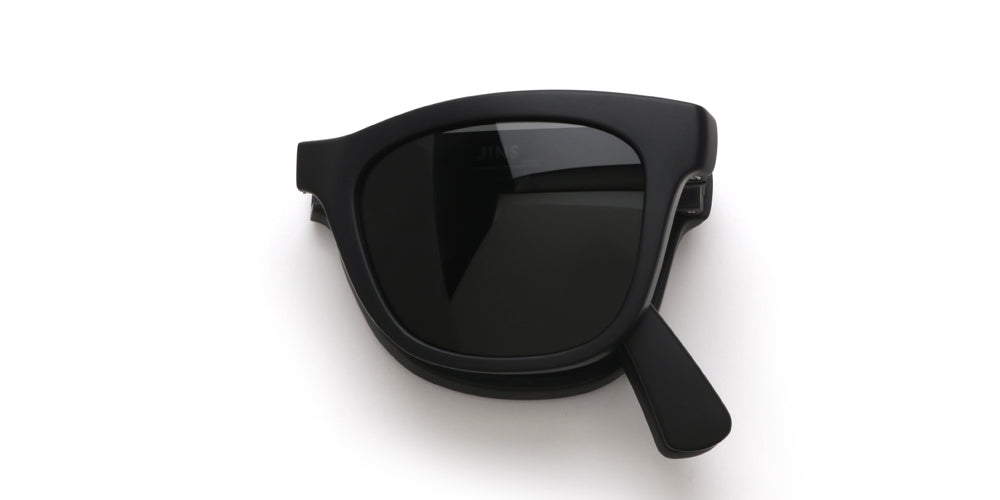 JINS x Snow Peak Folding Sunglasses U143 - Lightweight Polarized UV Protection Sunglasses for Outdoor Activities, Hiking, and Travel