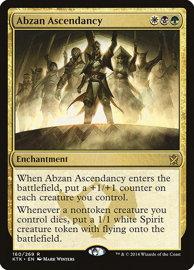 Abzan Ascendancy MTG Card - Khans of Tarkir Expansion | Magic: The Gathering Strategy Card for Commander & Standard Decks