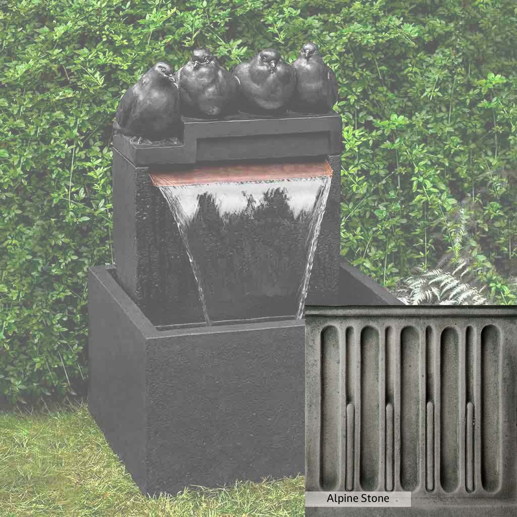 Campania International Quartet Fountain - Classic Outdoor Garden Water Feature for Patio, Yard, and Landscape Decor | Perfect for Backyard, Poolside, and Entryway Ambiance