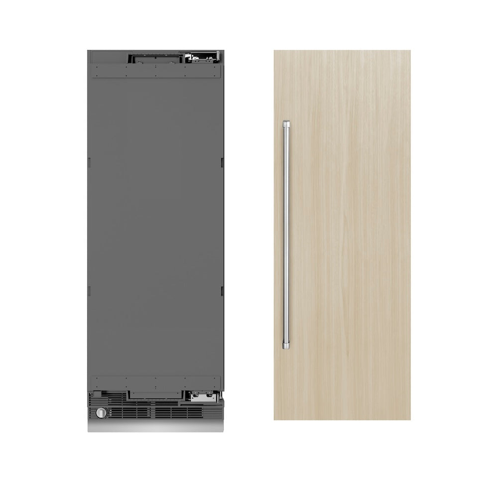 ZLINE 30 Inch Panel Ready Column Refrigerator - 16.7 cu.ft Capacity, Graphite Gray Interior (RBCRV 30) - Perfect for Modern Kitchens, Open Concept Homes & Luxury Appliances
