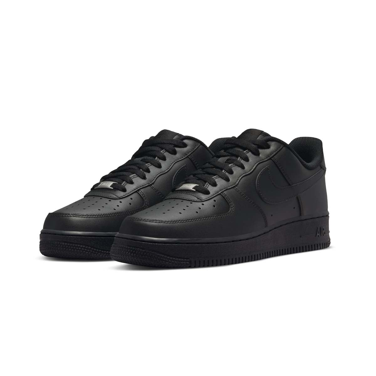 Nike Air Force 1 '07 Triple Black Sneakers - Men's/Women's Basketball Shoes for Casual Wear, Street Style & Everyday Comfort