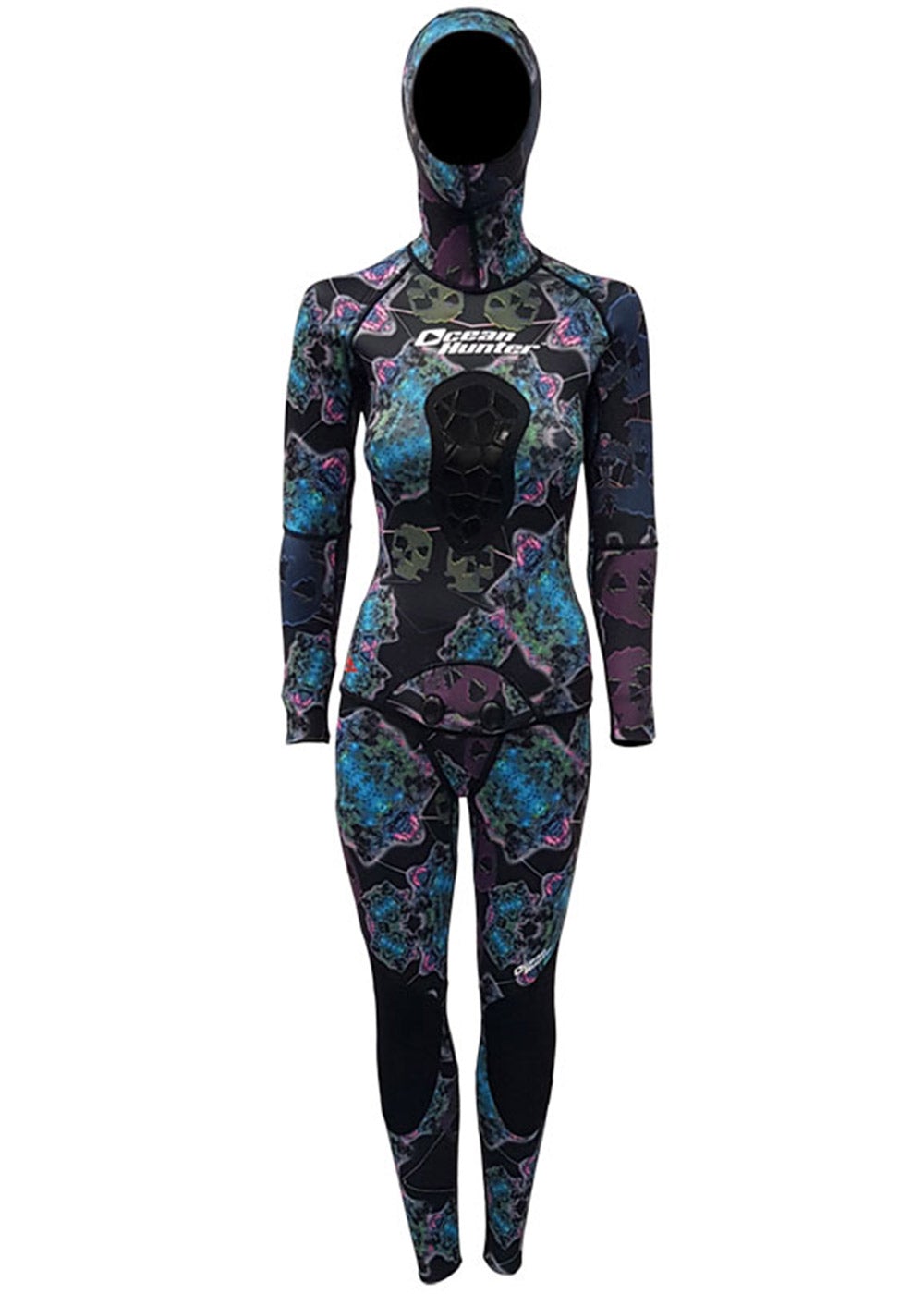 Ocean Hunter Women's Artemis 5mm Open Cell 2-Piece Wetsuit for Scuba Diving, Spearfishing & Cold Water Surfing | Premium Neoprene Comfort & Warmth