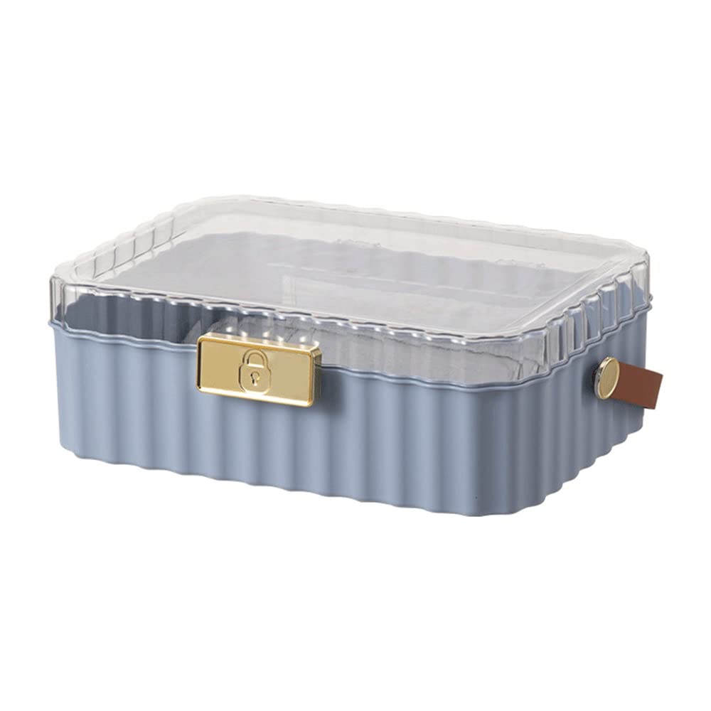 Fireproof Document Storage Box - Large Capacity Multi-Layer File Organizer for Diploma, Certificates, Passport, Contracts & Bills | Secure Storage for Home & Office (3-Layer Inner Page) - Ideal for Important Documents, Electronics & Valuables Protection