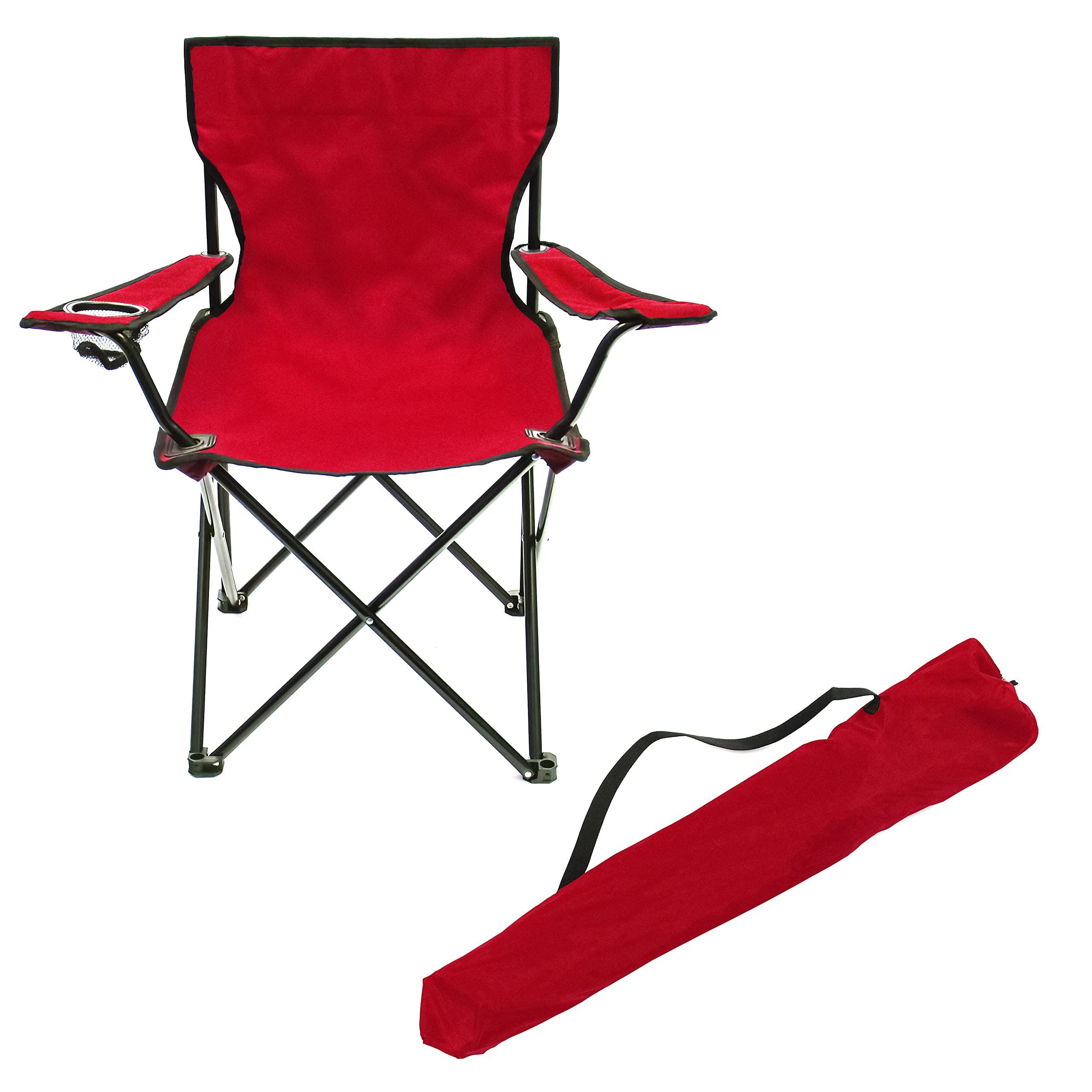 Trademark Innovations Folding Outdoor Beach Camp Chair - Portable, Lightweight, Durable - 18