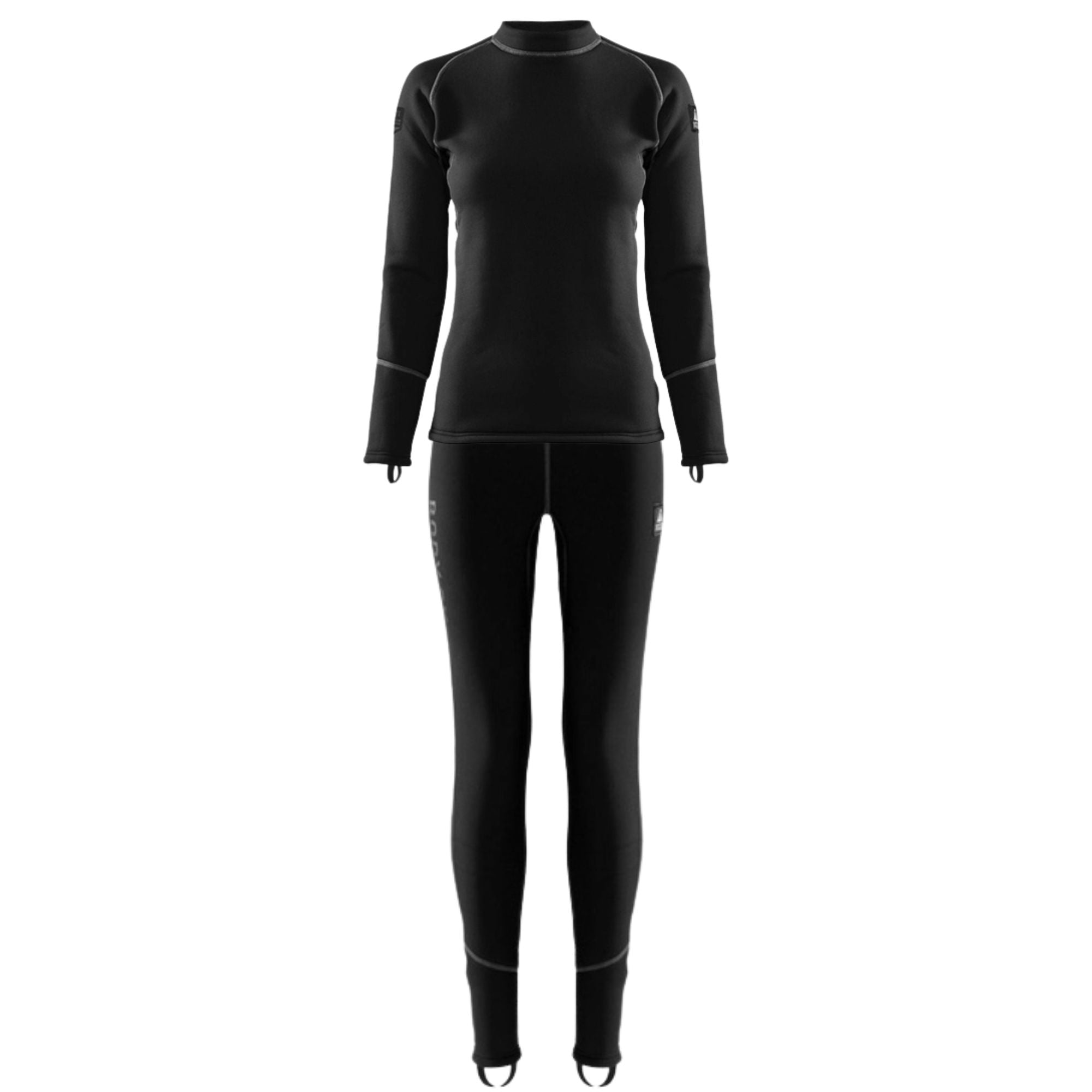 Waterproof 2X Women's Thermal Undershirt & Pants Set - Winter Base Layer for Outdoor Activities, Skiing & Cold Weather Work