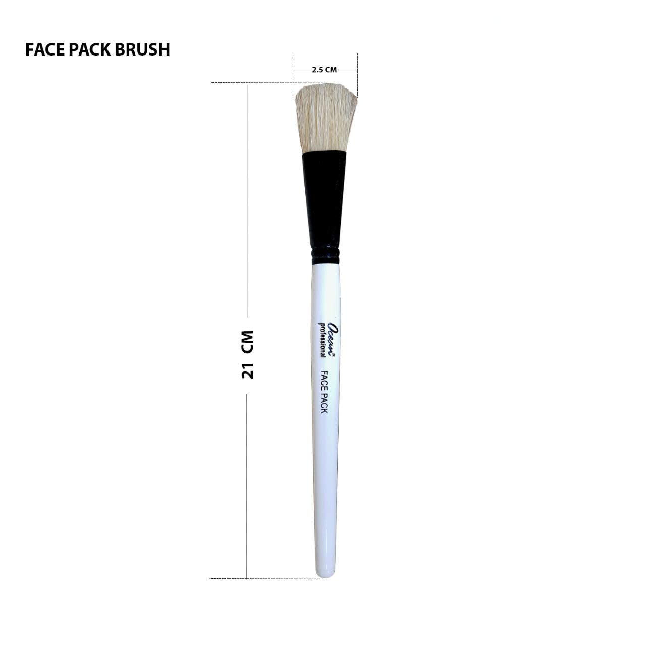 OCEAN PROFESSIONAL Face Pack Brush - Premium Silicone Facial Mask Applicator for Skincare & Makeup | Perfect for At-Home Spa, Beauty Routine & Travel