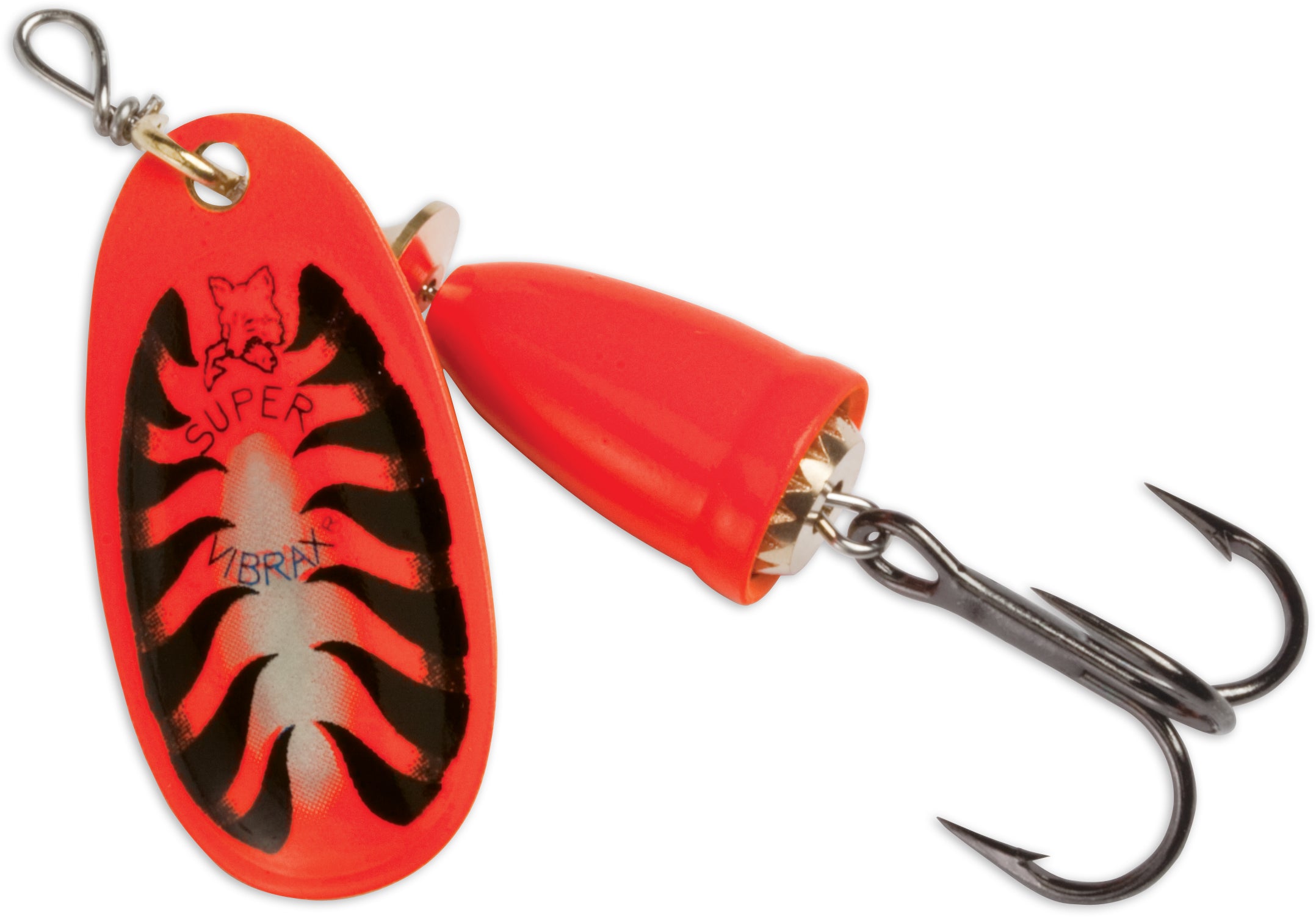 Blue Fox Painted Blade Vibrax Spinner Fishing Lure - Premium Bass Trout Salmon Spinner Bait for Freshwater and Saltwater Fishing - Perfect for River, Lake, and Stream Angling