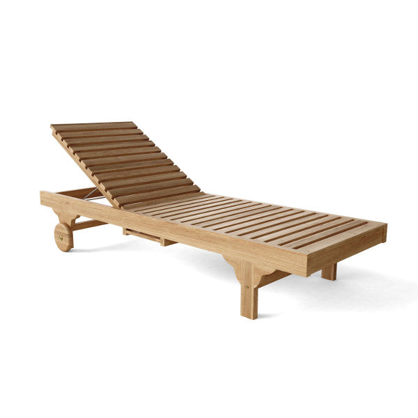 Premium Capri Sun Lounger 4-Piece Outdoor Patio Set - Perfect for Poolside, Beach, Backyard Relaxation & Summer Lounging