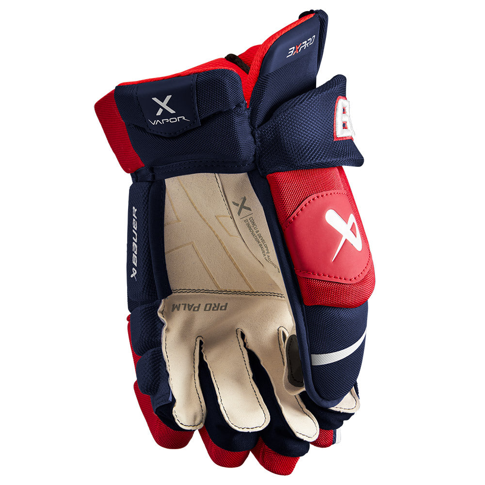 Bauer Vapor 3X Pro Senior Ice Hockey Gloves - Premium Protection for Hockey Players - Perfect for Games, Practices & Competitive Play