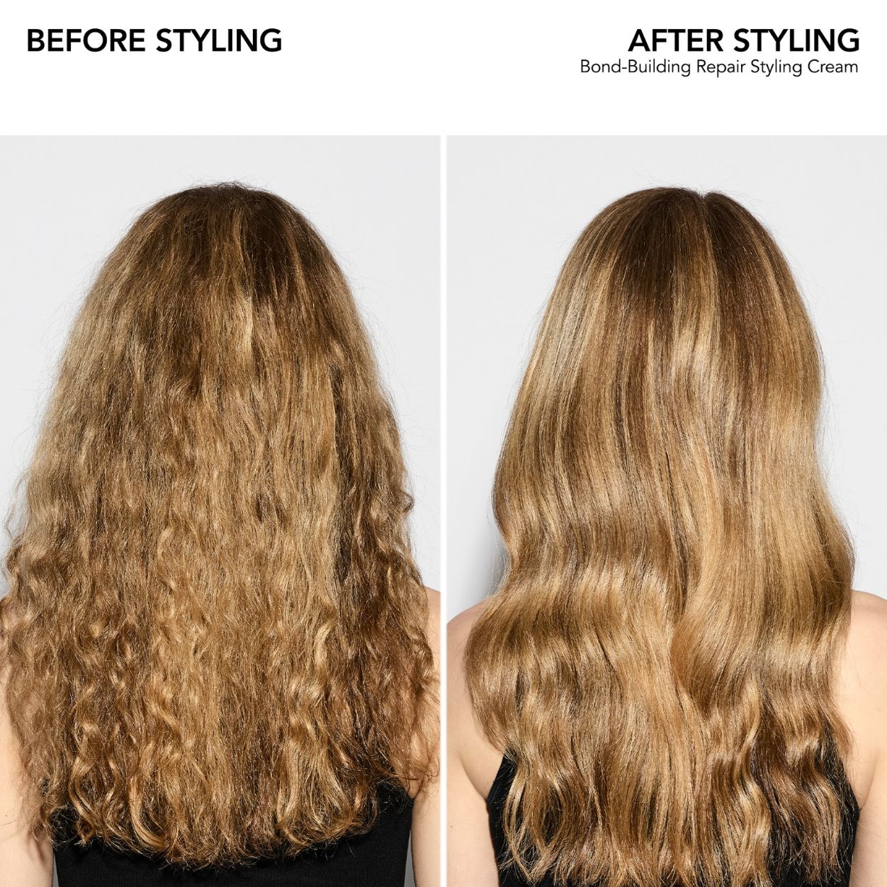 Bond Building Repair Styling Cream for Damaged Hair - Strengthening & Frizz Control Hair Treatment - Perfect for Daily Styling & Heat Protection