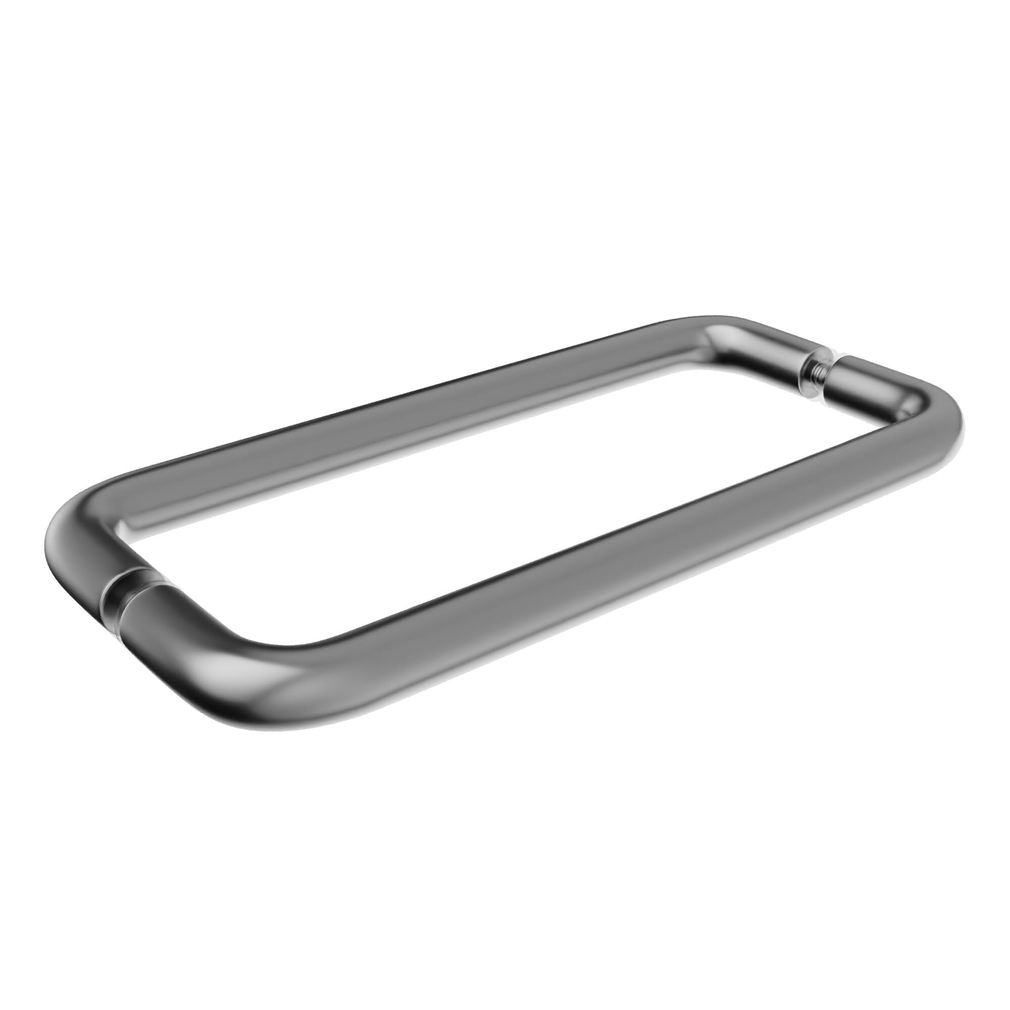 Brixwell TB-24BTB-SA 24 Inch Standard Tubular Shower Towel Bar - Back to Back Mount, No Washers, Satin Finish - Perfect for Bathroom, Spa, and Hotel Decor