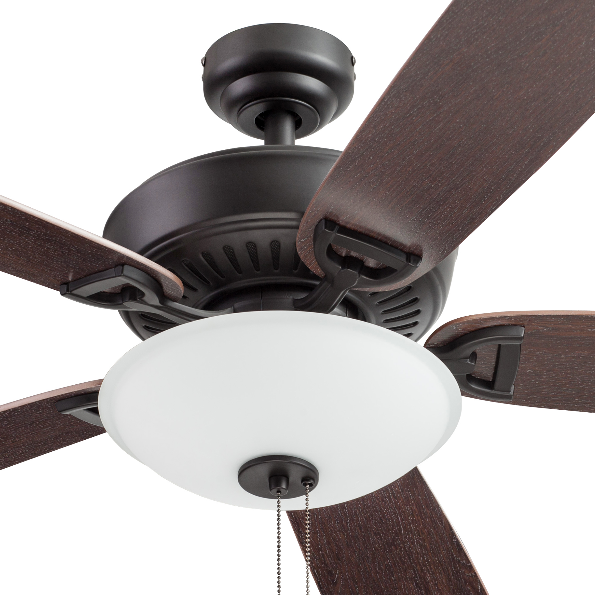 52 Inch Montlake Ceiling Fan with Pull Chain in Espresso Bronze Finish - Perfect for Living Room, Bedroom, and Outdoor Spaces