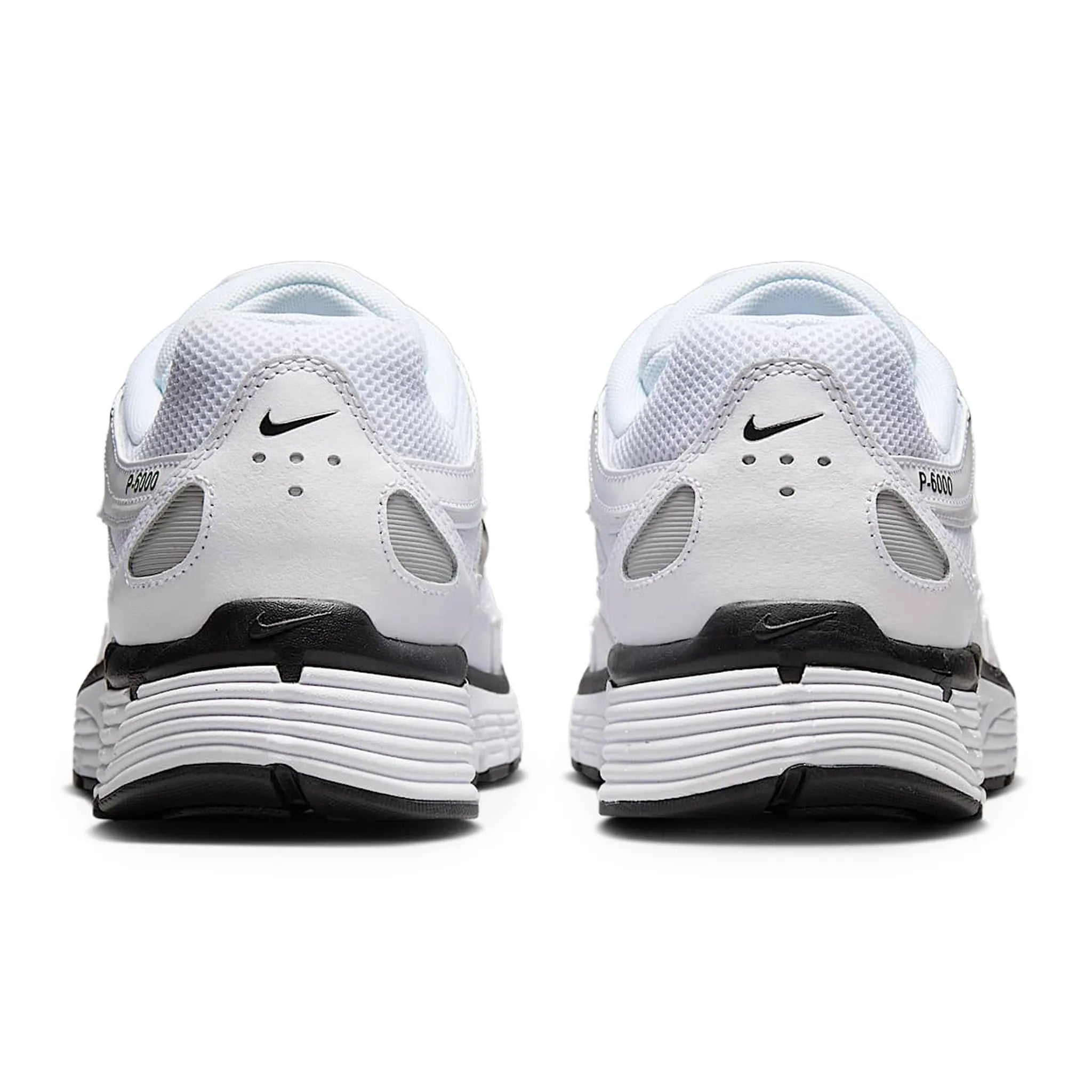 Nike P 6000 Running Shoes - White Metallic Silver Black | Men's Athletic Sneakers for Jogging, Gym & Casual Wear