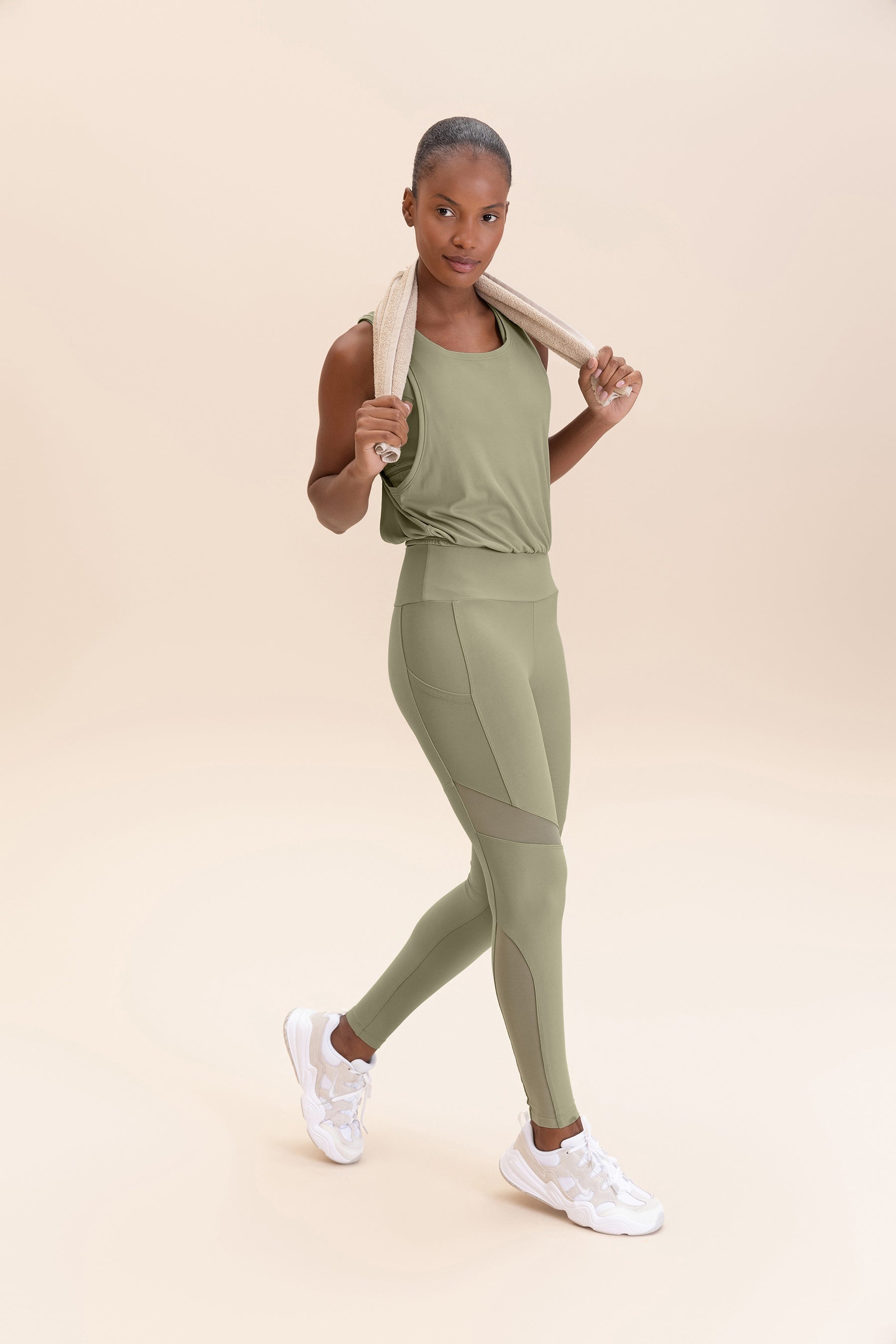Fresher Active® High Waist Yoga Leggings for Women - Tummy Control Workout Pants - Comfortable & Stretchy Gym Leggings for Running, Pilates, and Everyday Wear