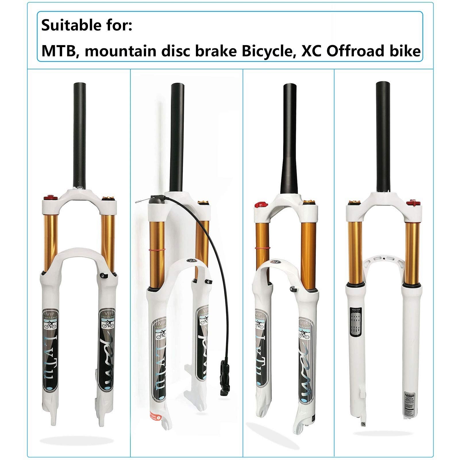 **26/27.5/29 Inch Mountain Bike Suspension Fork - 1-1/8