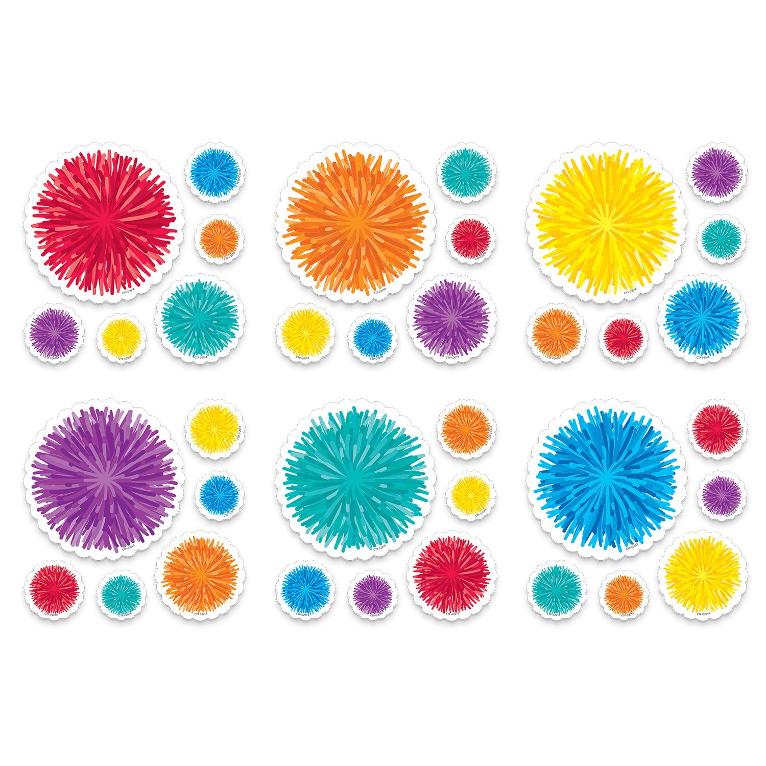 Creative Teaching Press Cut-Outs Decorative Paper (8525) - Colorful Classroom Decorations for Bulletin Boards, Scrapbooking & DIY Crafts