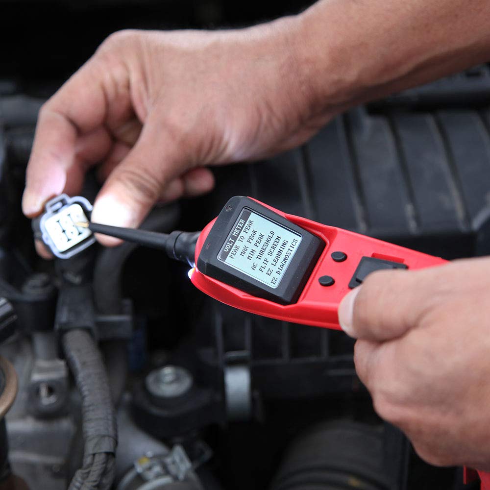 Power Probe PP3EZREDCS Automotive Circuit Tester - 12V/24V Electrical System Diagnostic Tool with Learning Mode for Easy Component Testing | Ideal for Mechanics, DIY Car Repairs & Electrical Troubleshooting