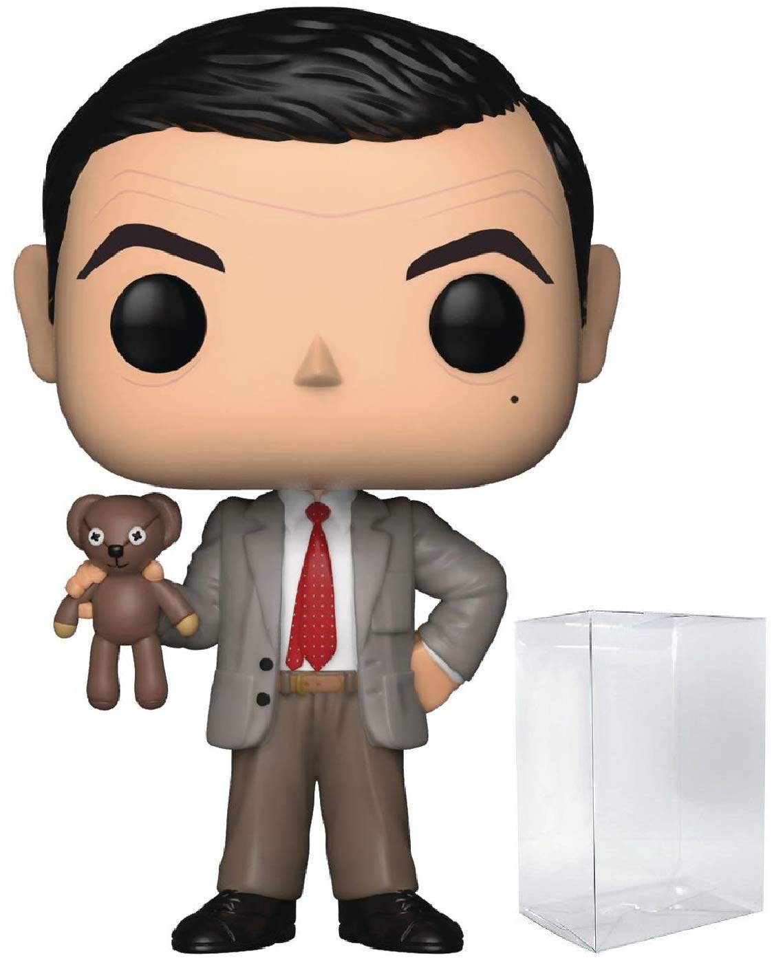 Funko Pop! Movies: Mr. Bean Vinyl Figure Collectible with Pop Protector Case - Perfect for Display, Gifts & Pop Culture Collections