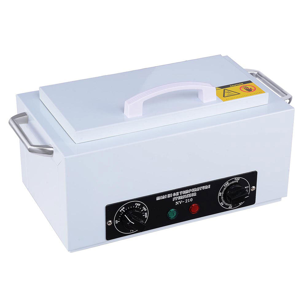 TheLAShop Portable Dry Heat Sterilizer for Baby Bottles, Nipples, and Small Medical Tools - Compact UV-Free Sanitizer for Home, Travel, and Nursery Use