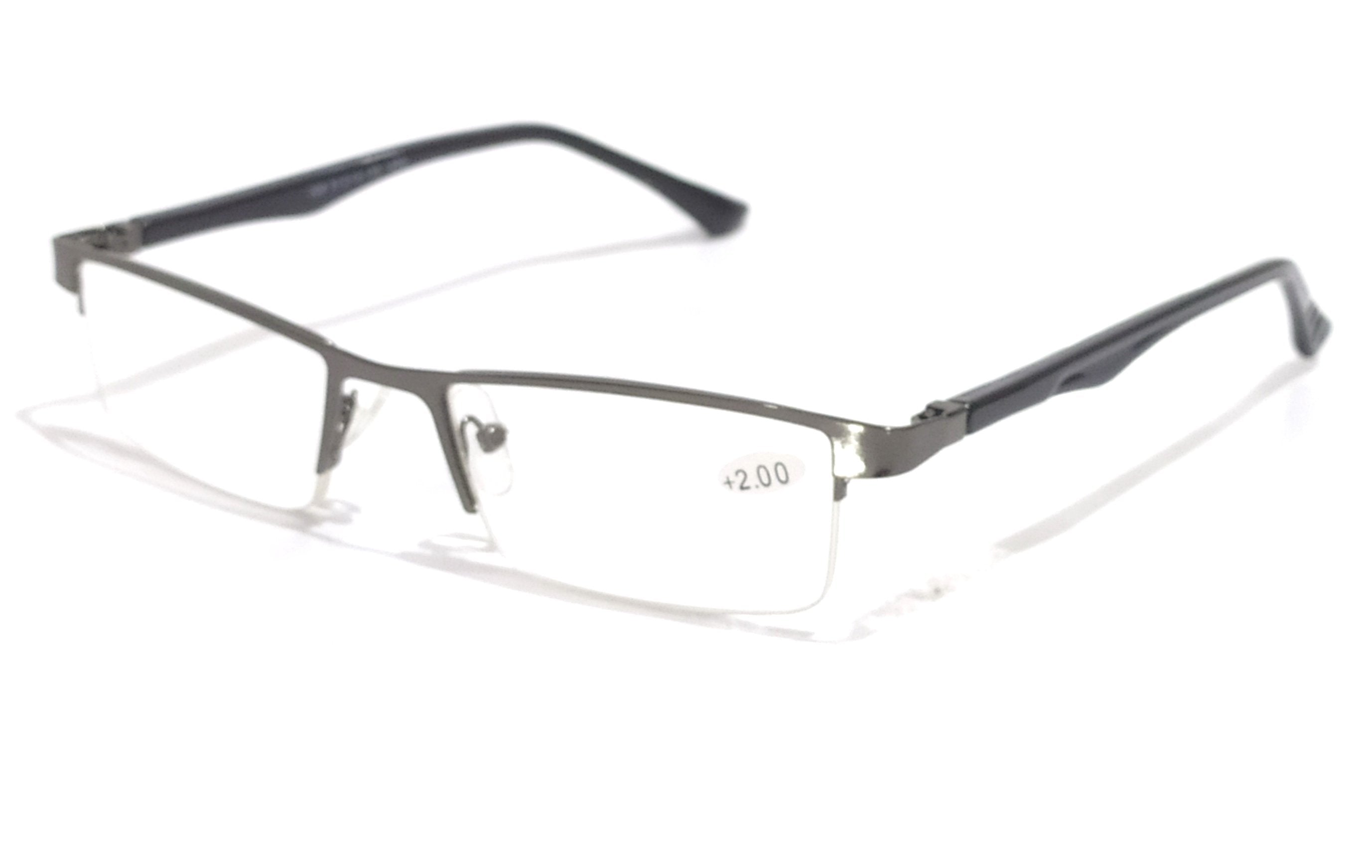 Plus 275 +2.75 Reading Power Supra Reading Glasses for Men & Women - Lightweight Comfort for Reading, Computer Work & Hobbies