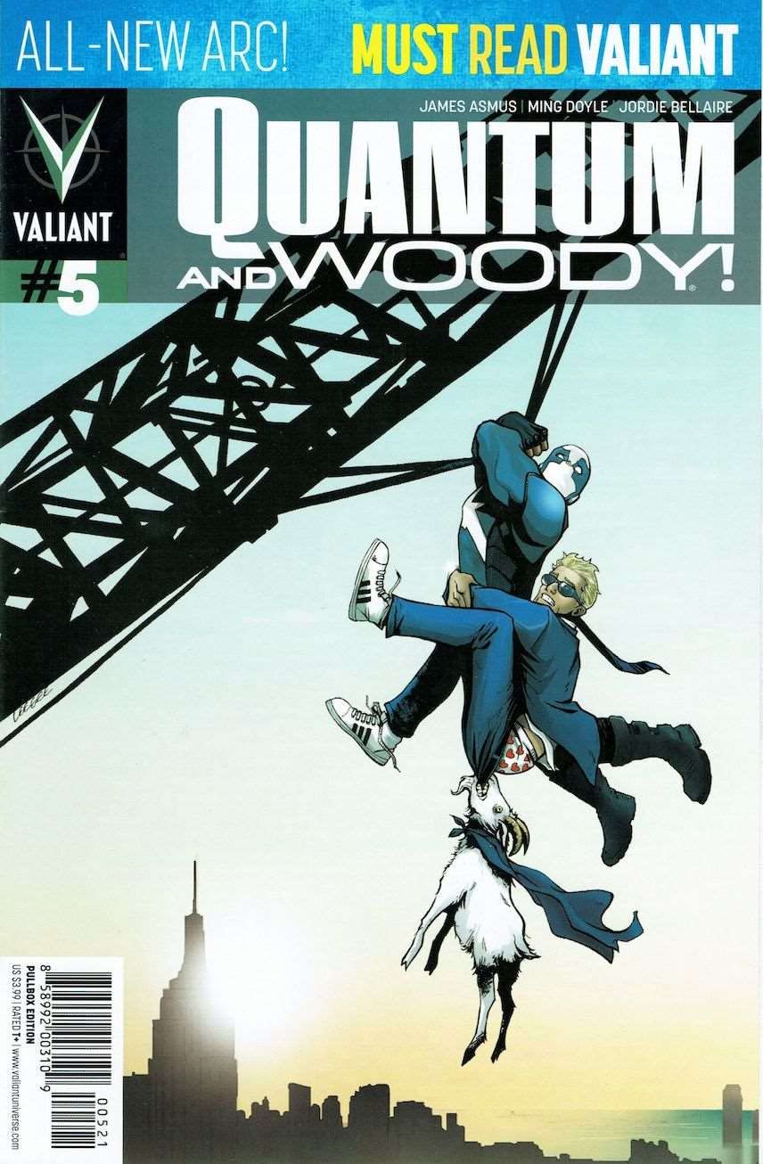Quantum And Woody (2nd Series) #5A VF/NM Valiant Comic Book - Pullbox Variant | Rare Collectible for Comic Enthusiasts & Perfect Gift for Superhero Fans