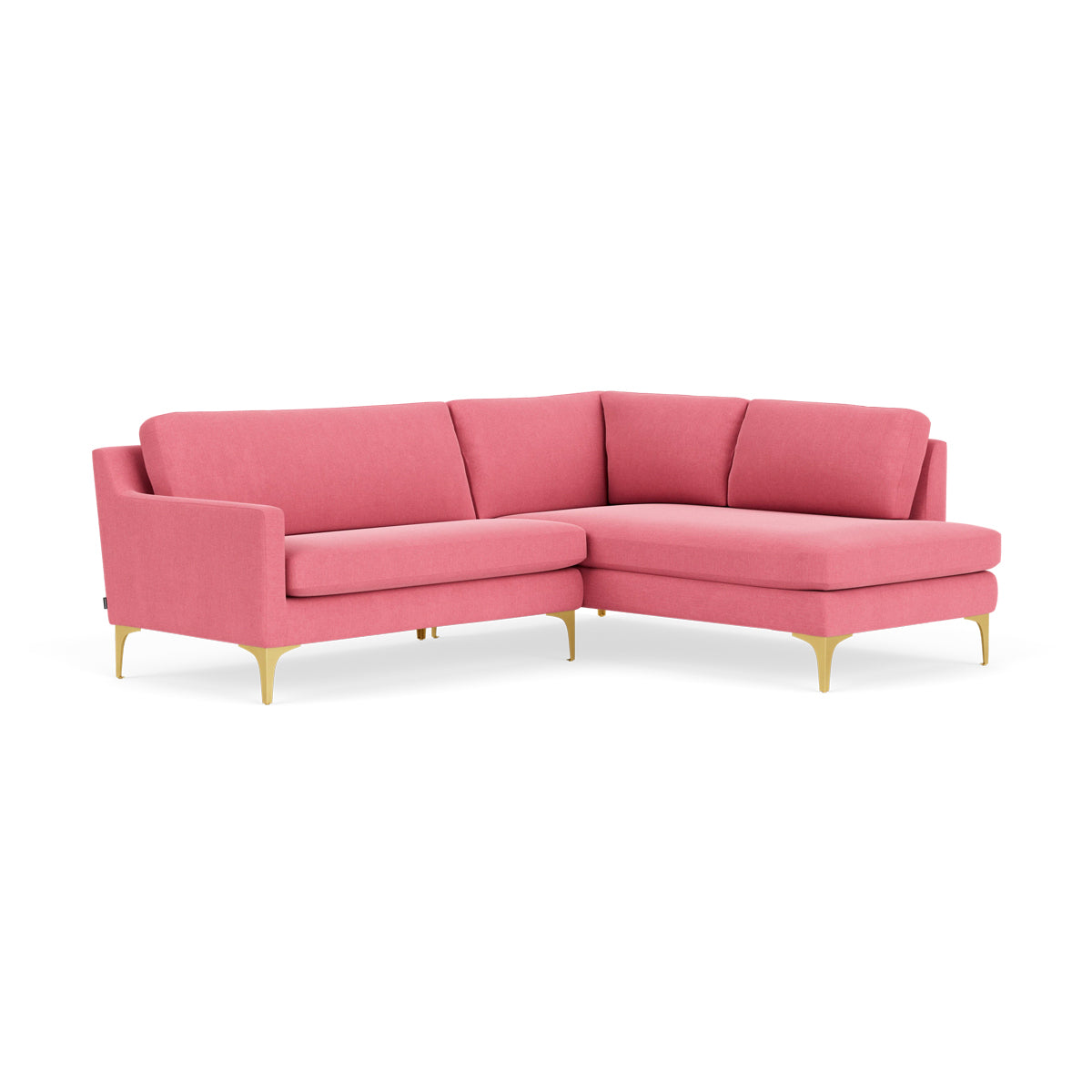 Astha Fabric Right Corner Sofa - Modern L-Shaped Sectional Couch for Living Room, Home Theater & Small Spaces | Comfortable & Stylish Lounge Furniture