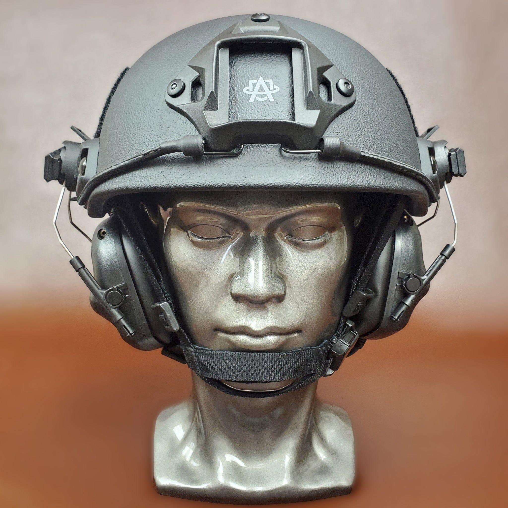 FAST High Cut Ballistic Helmet | NIJ Level IIIA+ Certified | Military & Tactical Protection | Tan, Black, Green | Perfect for SWAT, Law Enforcement & Airsoft