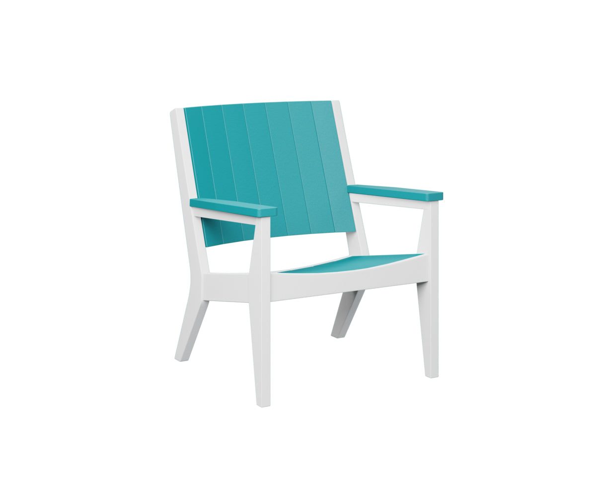 Berlin Gardens Mayhew Chat Chair - Outdoor Patio Conversation Chair with Cushion, Weather-Resistant Steel Frame - Perfect for Garden, Deck, and Poolside Relaxation